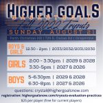 2022 Fall Tryouts